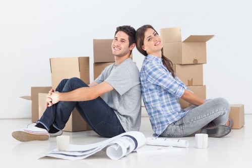 Office and home relocation service concept for Canonbury